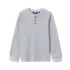 Boys Long Sleeve Thermal Henley, alternative image