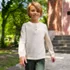 Boys Long Sleeve Thermal Henley, alternative image