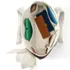 Medium Faux Suede Applique Open Top Tote Bag, alternative image