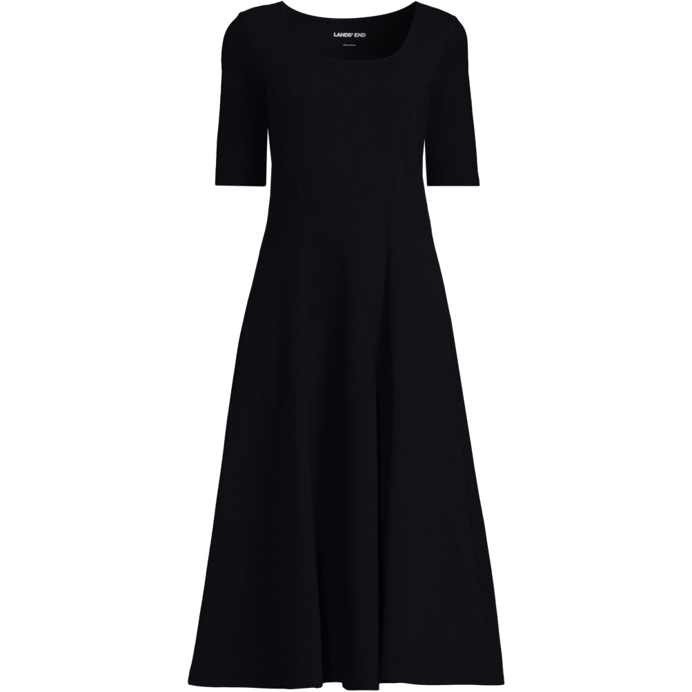 lands end fit flare dress Plus Size Fit and Flare Dresses