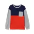 Boys Long Sleeve Color Block Shirt, alternative image