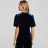 Women's Elbow Sleeve Velvet Tee, Back