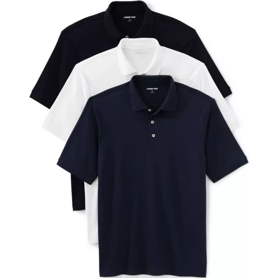 Men's Short Sleeve Supima Polo 3 Pack - primary