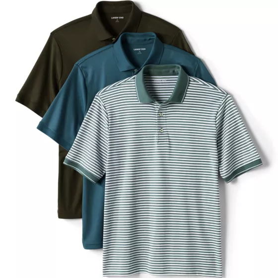 Men's Short Sleeve Supima Polo 3 Pack - primary