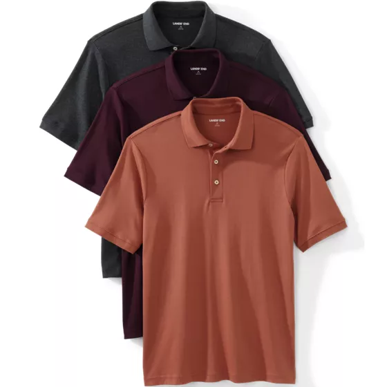Men's Short Sleeve Supima Polo 3 Pack - primary