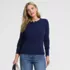 Women's Long Sleeve Drapey Rib Henley, alternative image