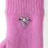 Women's Cashtouch Knit Mittens with Rhinestones, alternative image