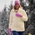 Women's Cashtouch Knit Mittens with Rhinestones, alternative image