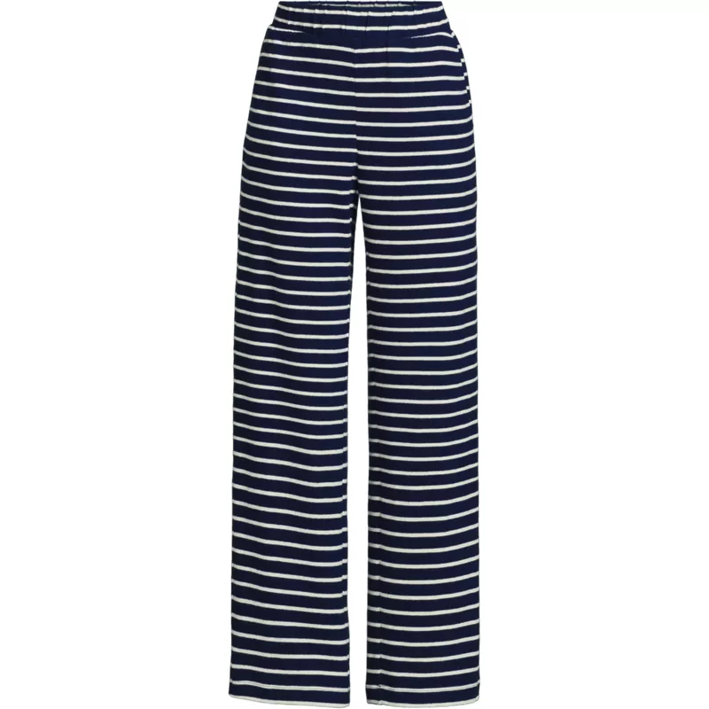 Women's Plus Size Mariner High Rise Wide Leg Pull On Pants, Front