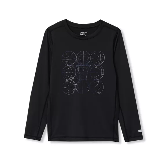 Boys Active Long Sleeve Graphic Tee - primary