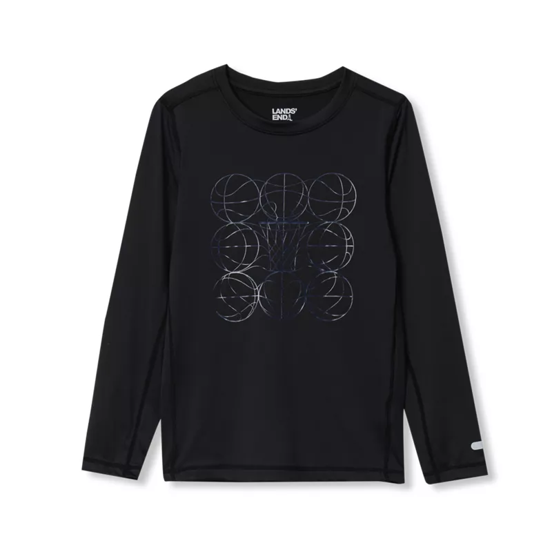 Boys Active Long Sleeve Graphic Tee, alternative image