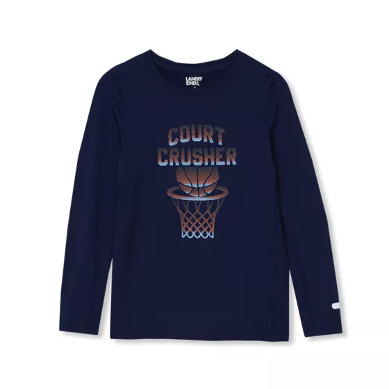 Boys Active Long Sleeve Graphic Tee - primary