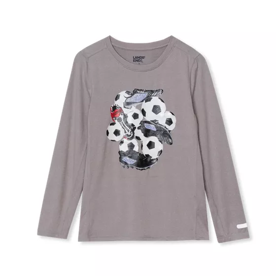 Boys Active Long Sleeve Graphic Tee - primary