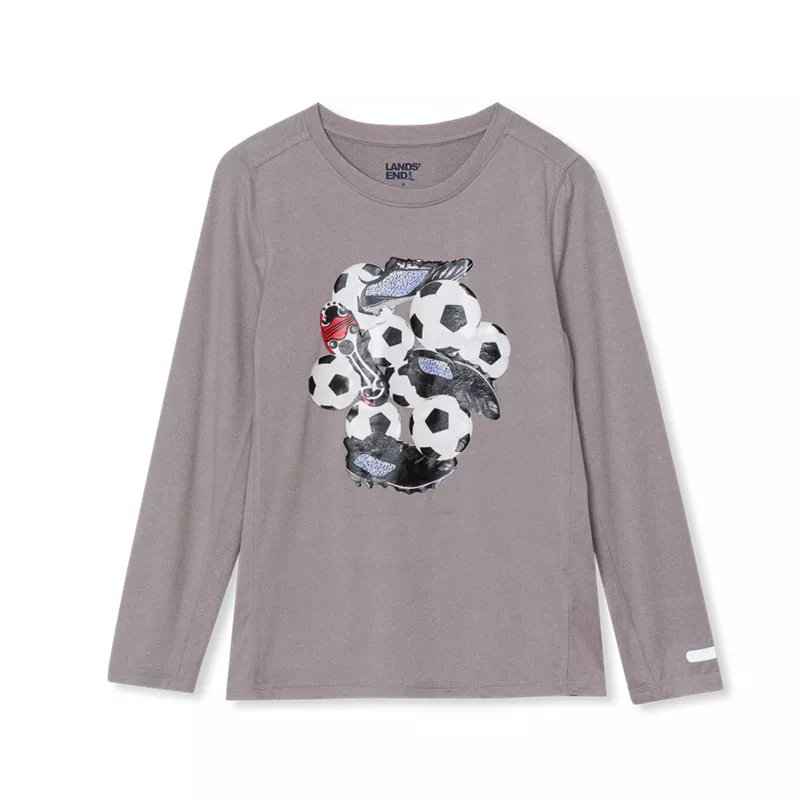 Boys Active Long Sleeve Graphic Tee, alternative image