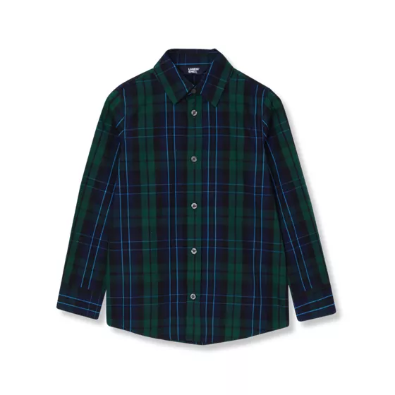 Boys Holiday Long Sleeve Poplin - primary