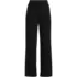 Womens Drapey Rib High Rise Wide Leg Pants, Front
