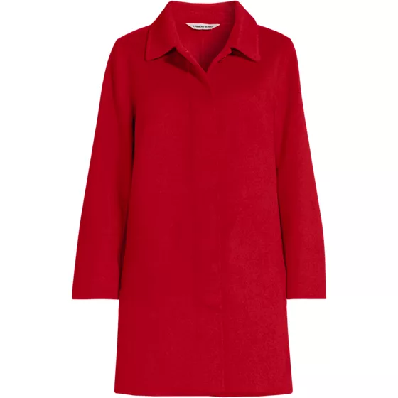 Women's Wool Double Face Car Coat - primary