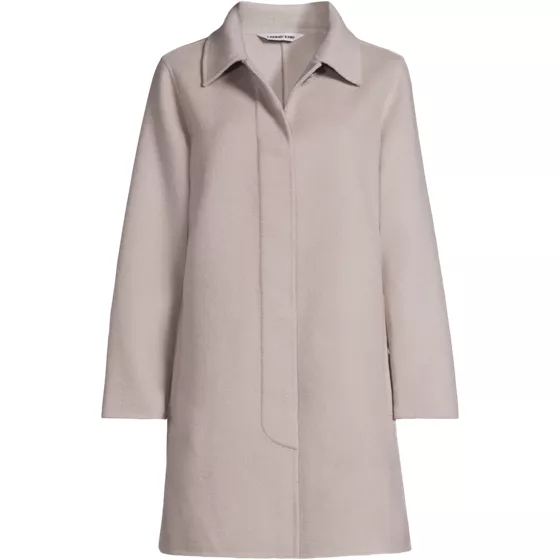 Women's Plus Size Wool Double Face Car Coat - primary