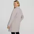 Women's Wool Double Face Car Coat, Back