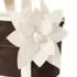 Small Faux Suede Applique Open Top Tote Bag, alternative image