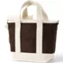 Small Faux Suede Applique Open Top Tote Bag, Back