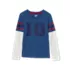 Boys Varsity Long Sleeve Twofer Graphic Tee, alternative image