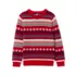 Boys Intarsia Holiday Crewneck, alternative image