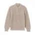 Boys Quarter Zip Chunky Sweater, alternative image