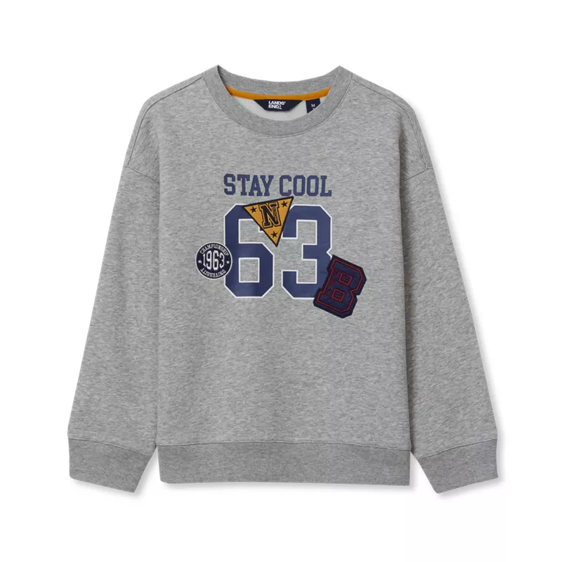 Boys Graphic Crew Neck Sweatshirt, alternative image