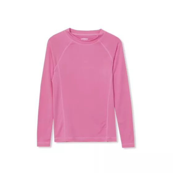 Girls Thermal Base Layer Long Underwear Thermaskin Crew Neck Shirt - primary