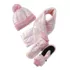 Kids Iridescent Hat-Scarf-Glove 3 Piece Set, alternative image