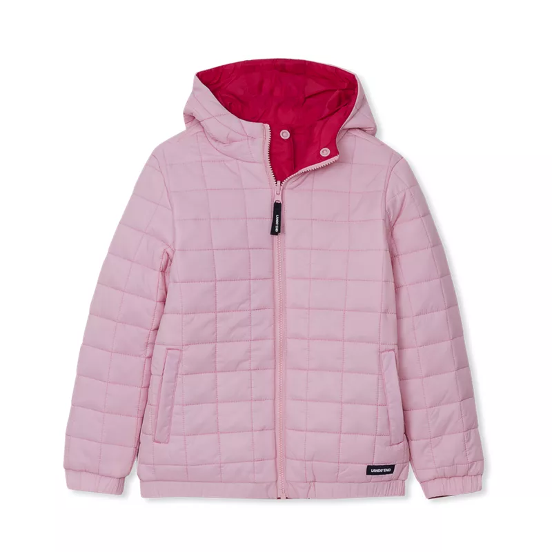 Kids Quilted Reversible Water Resistant Jacket, alternative image