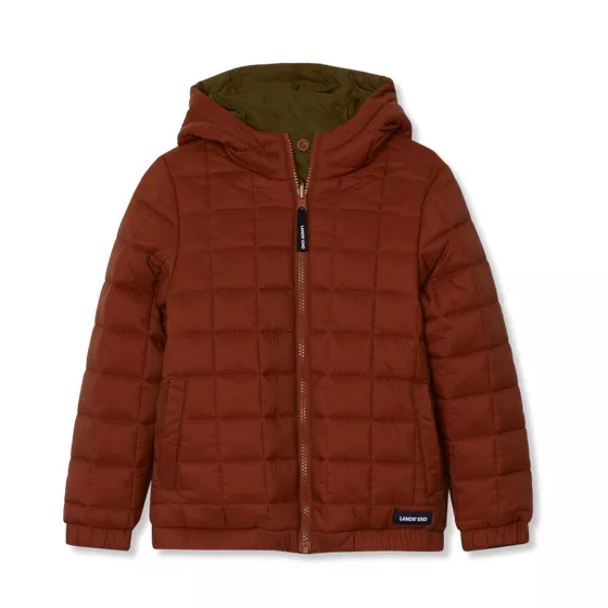Kids Quilted Reversible Water Resistant Jacket - primary