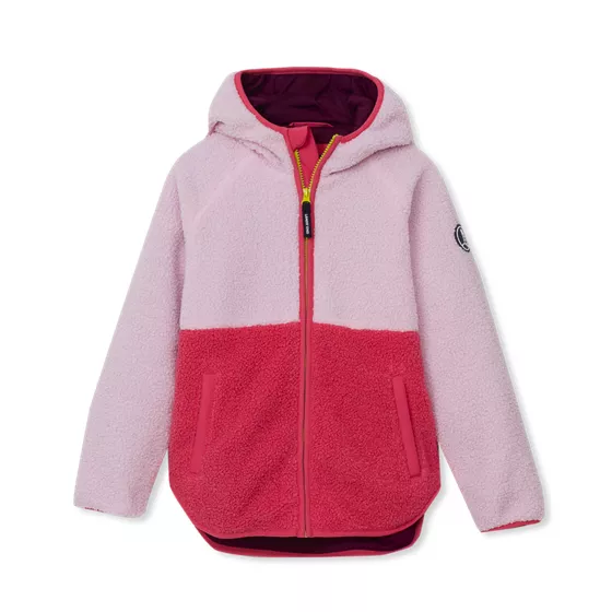 Kids Colorblock Sherpa Jacket - primary