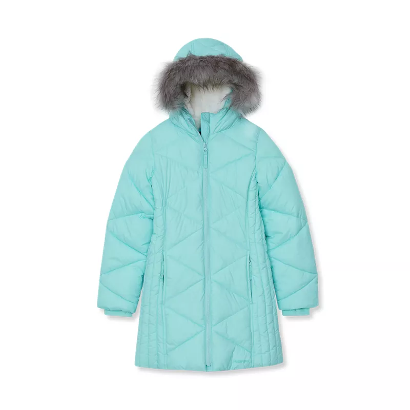Girls Water Resistant Parka, alternative image