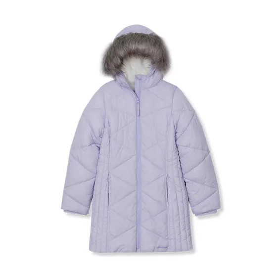 Girls Water Resistant Parka - primary
