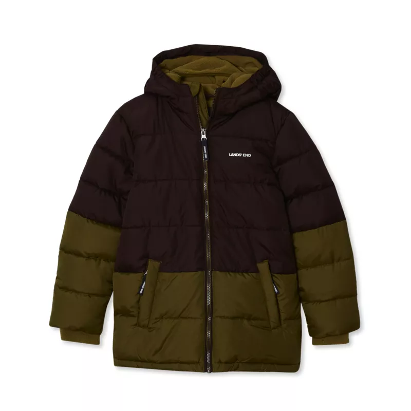 Boys Water Resistant Puffer Jacket, alternative image