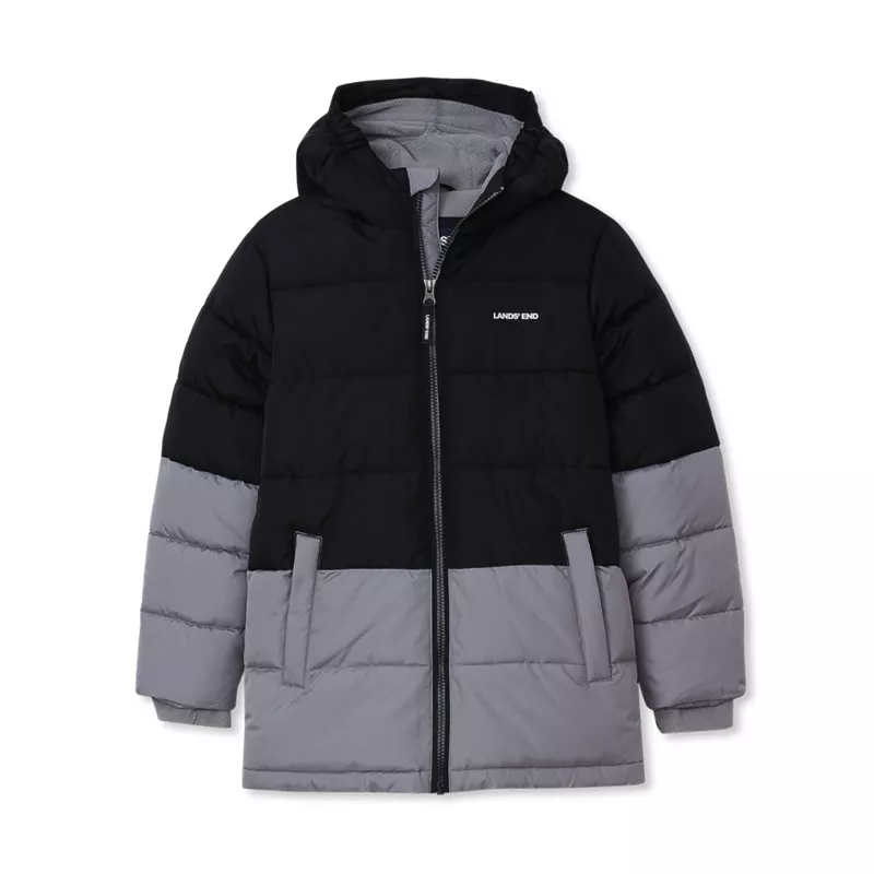Boys Water Resistant Puffer Jacket, alternative image
