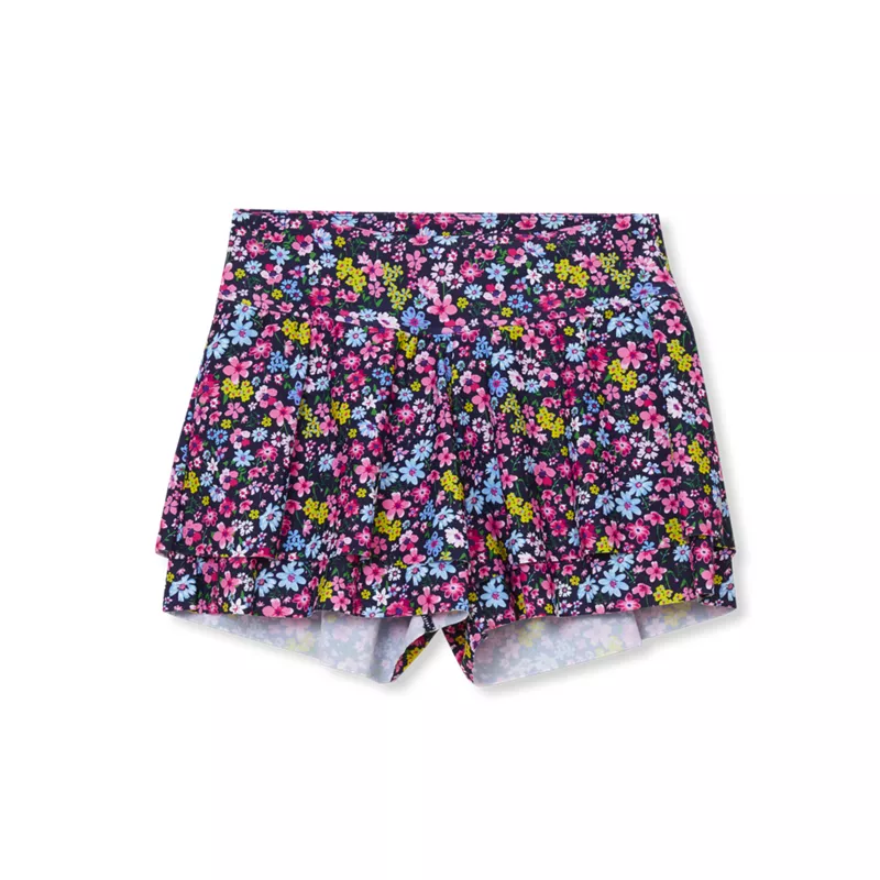 Girls Active Flutter Short, alternative image