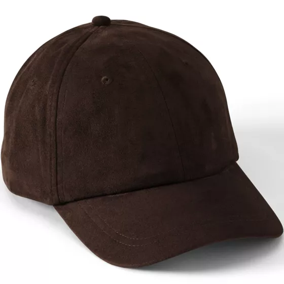 Faux Suede Baseball Cap - primary