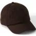 Faux Suede Baseball Cap, Front