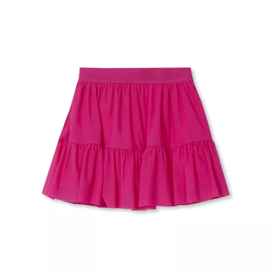 Girls Tiered Mesh Skort - primary