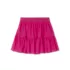 Girls Tiered Mesh Skort, alternative image
