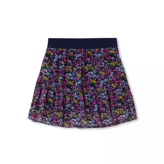 Girls Tiered Mesh Skort - primary