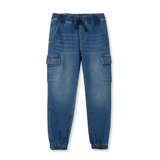 Boys Iron Knee Knit Denim Jogger - primary