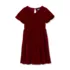 Girls Bubble Sleeve Velour Dress, alternative image