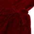 Girls Bubble Sleeve Velour Dress, alternative image