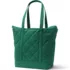 Large Quilted Canvas Long Handle Zip Top Tote, Back