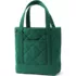 Medium Quilted Canvas Open Top Tote, Front