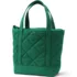 Medium Quilted Canvas Zip Top Tote, Back